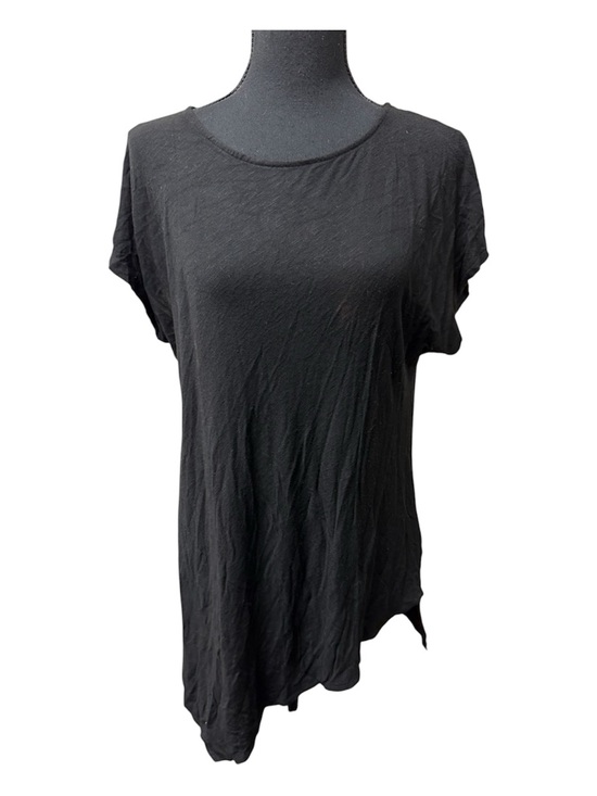 White House Black Market Tops - White House Black Market Black Short Sleeve Tee Stretch Knit Top Large